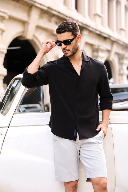 RB CAMP COLLAR L/S SHIRT 25920200
