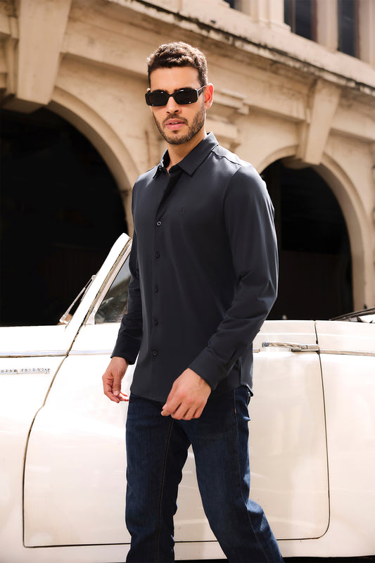 City Weave Knit Shirt