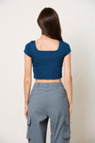 Squared Off Rib Tee