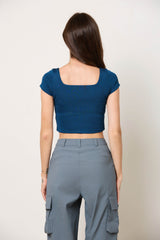 Squared Off Rib Tee
