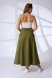 SleekZip Flare Skirt