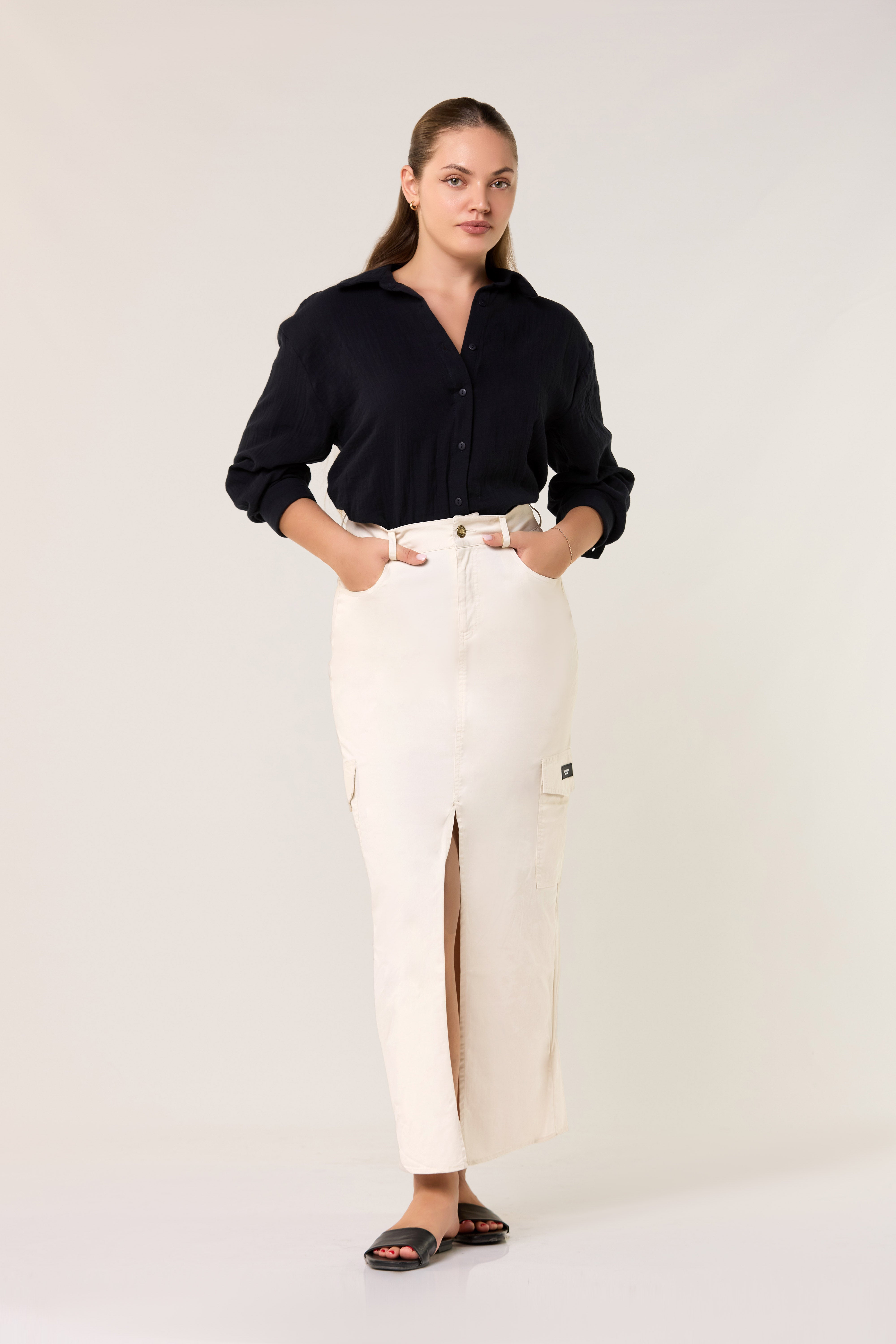 The Bianca Textured Overshirt