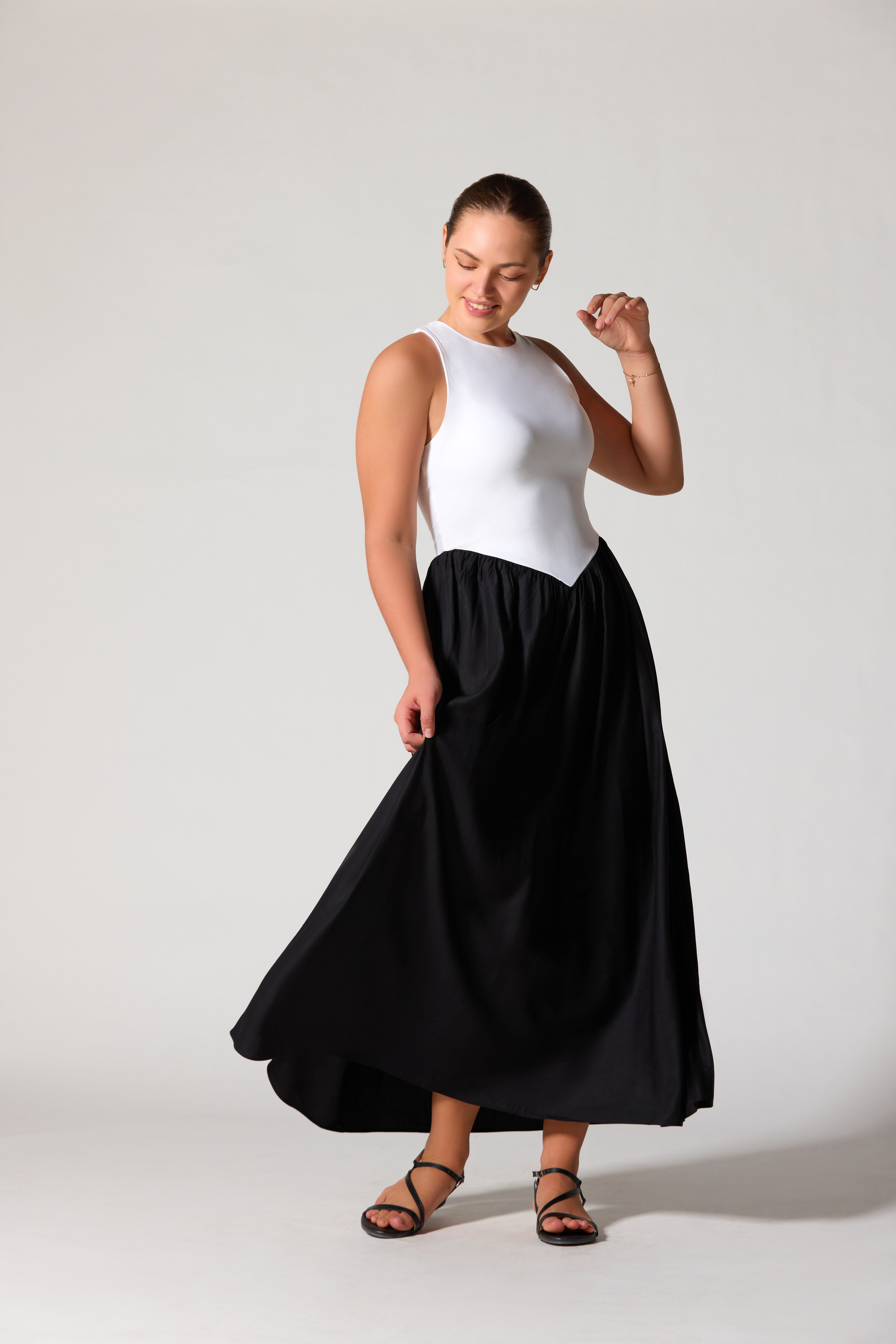 The Scarlet Peak Maxi Dress