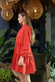Lenora Frill Short Dress
