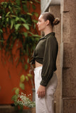 Noah Front Tie Top