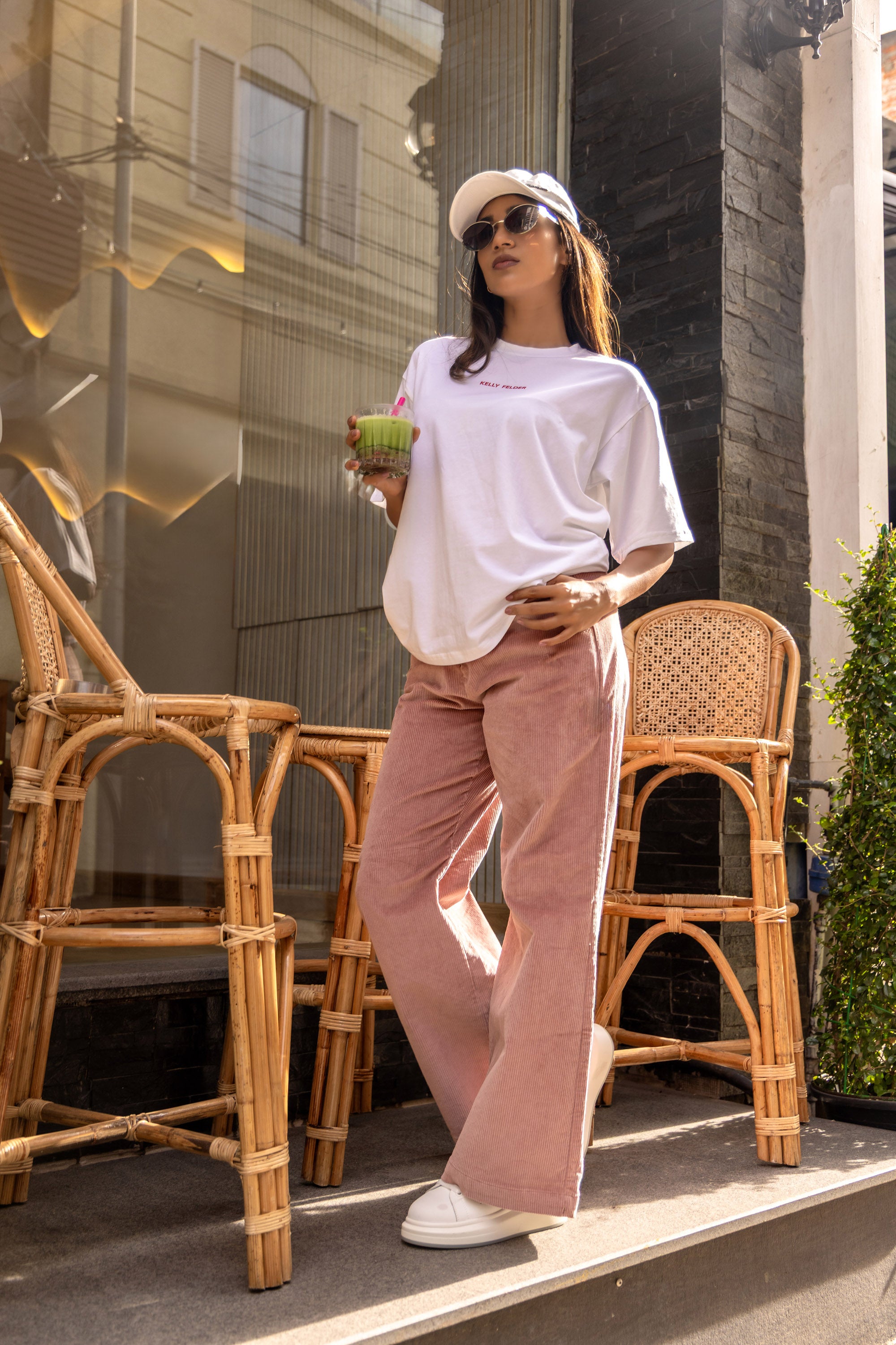 The Velvet-Wale Wide-Leg