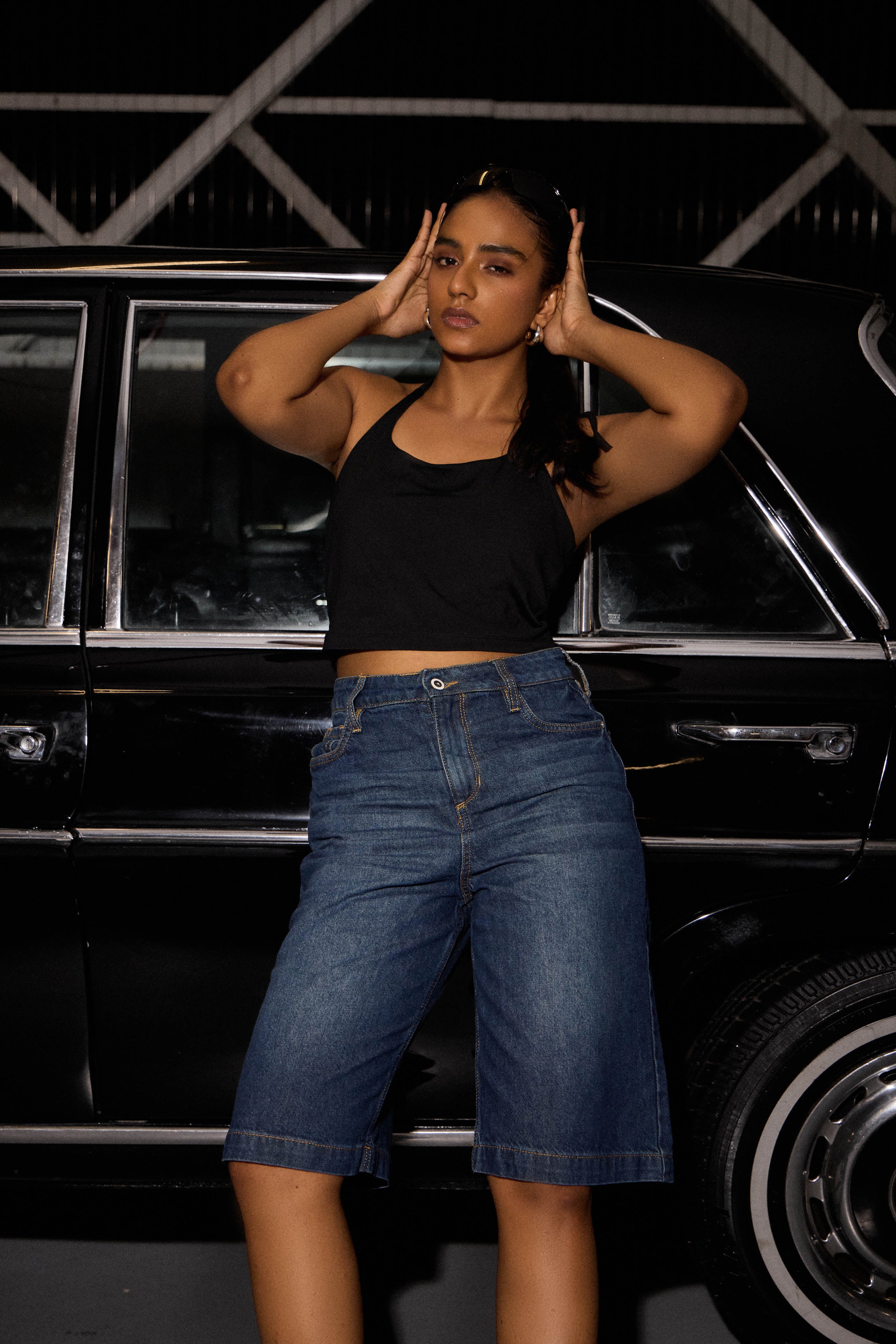 Heritage Ease Denim Bermuda Shorts