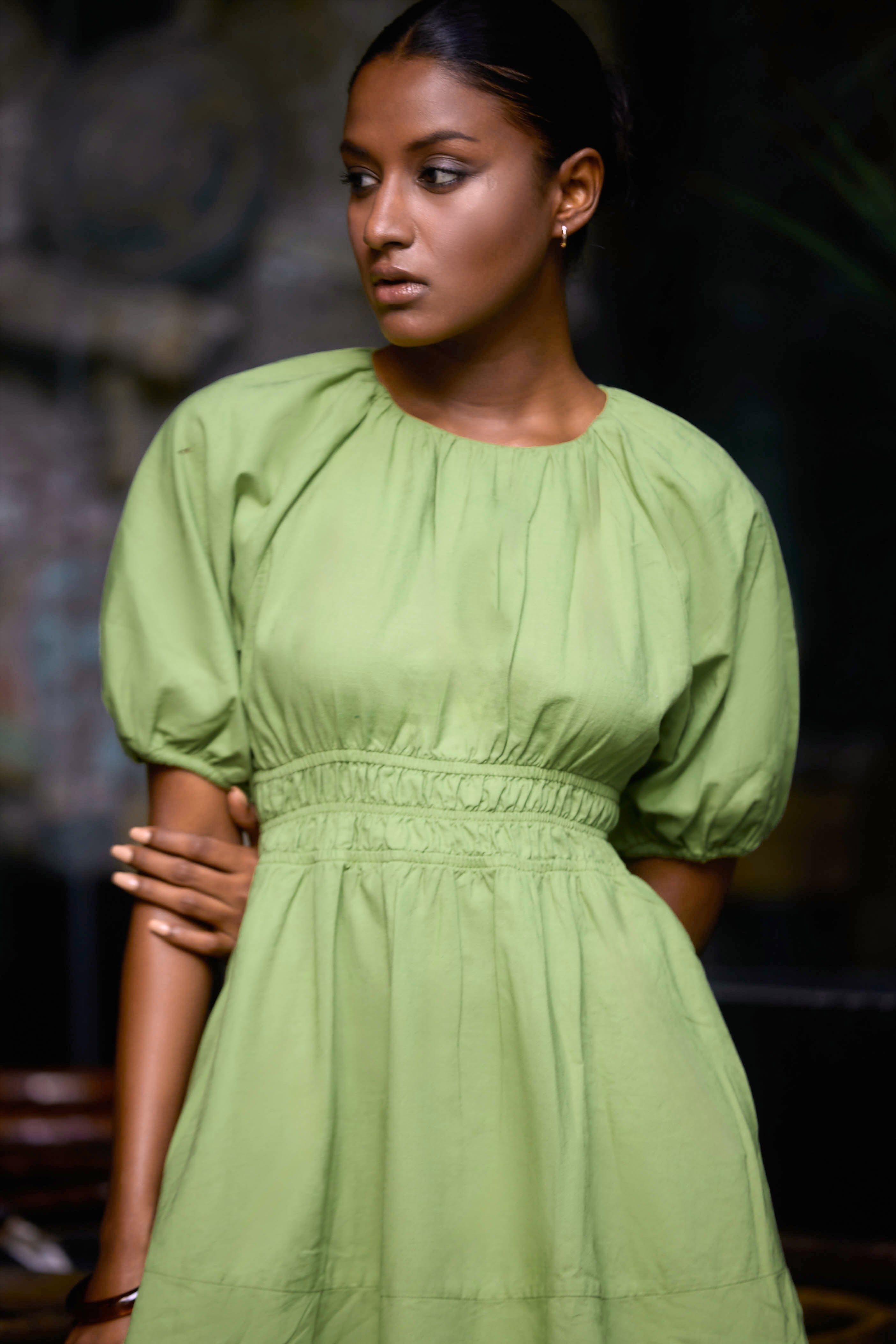 Moonlit Mirage Linen Dress Moonlit Mirage Linen Dress