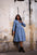 Blue Reverie Button-Front Denim Dress
