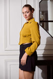 Astrid Corset Detail Long Sleeve Top