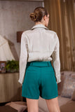 Radiant Wine Button-down