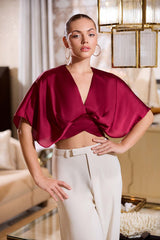 Crystal Bloom Sleeve Top