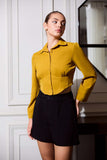 Astrid Corset Detail Long Sleeve Top