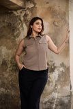 Aria Veil Linen Top