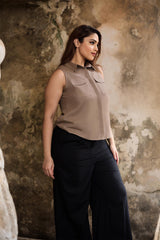 Aria Veil Linen Top