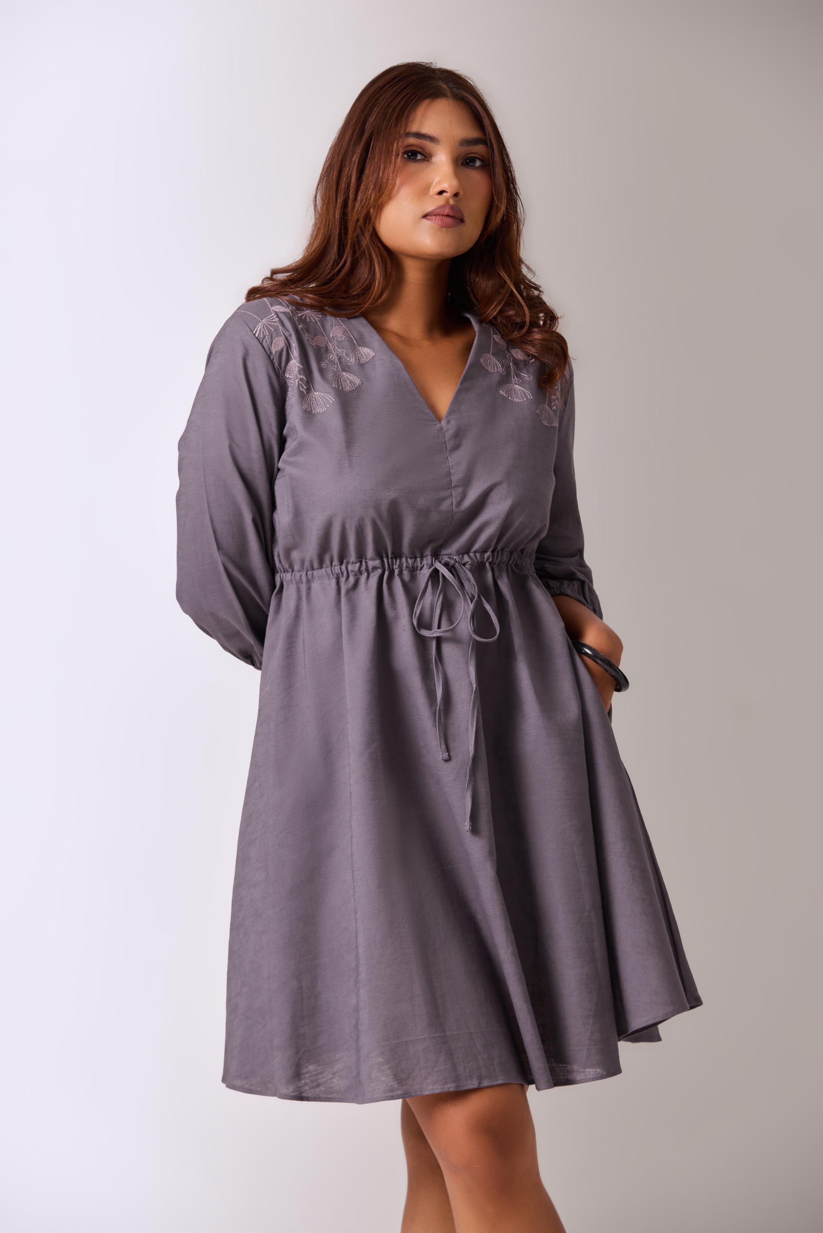 Bloomie Lila Linen Dress