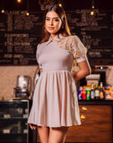 Dreamy Guest Lace Combo Dress