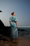Dewdrop Breeze Wrap Dress