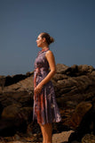 Golden Dunes Midi Dress