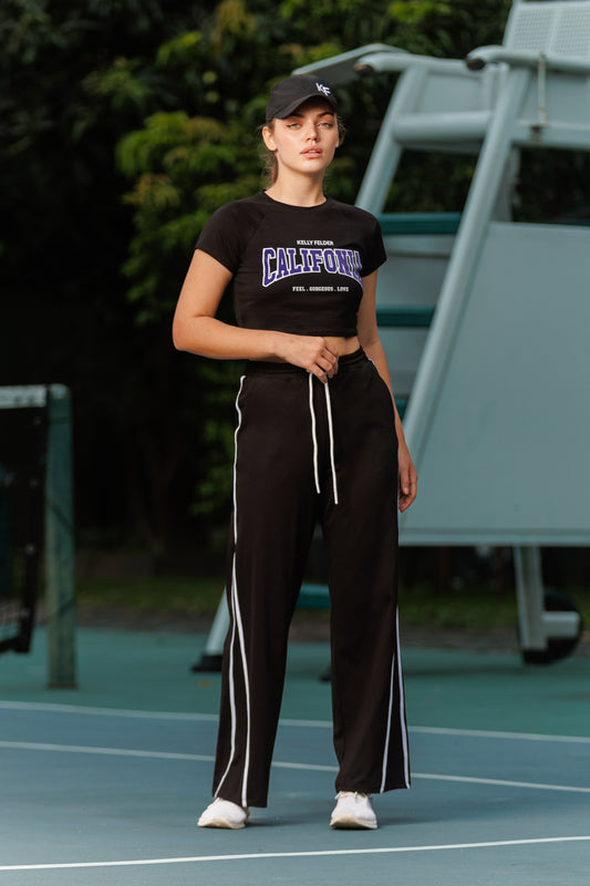 Caluxe Crop Tee