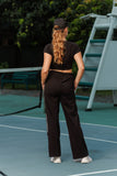 Caluxe Crop Tee