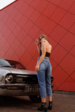 Elevate High-Rise Straight Denim