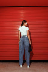 High-Rise Vintage wide Jeans