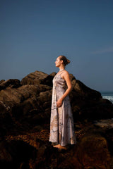 Orchid Bloom Maxi Dress