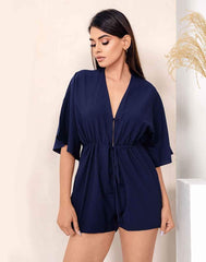 Estella Drawstring Romper