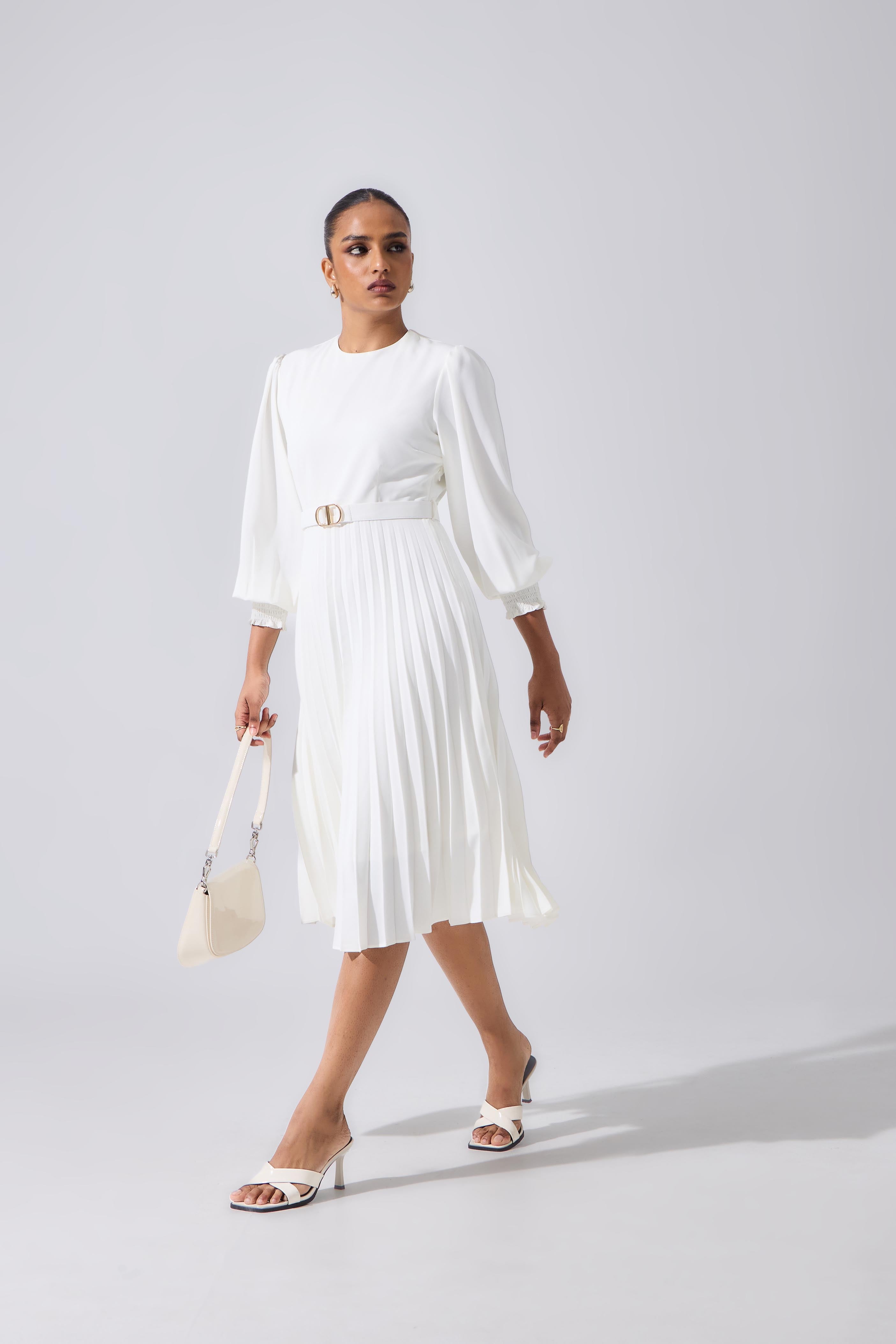 Rowan Pleated Dress