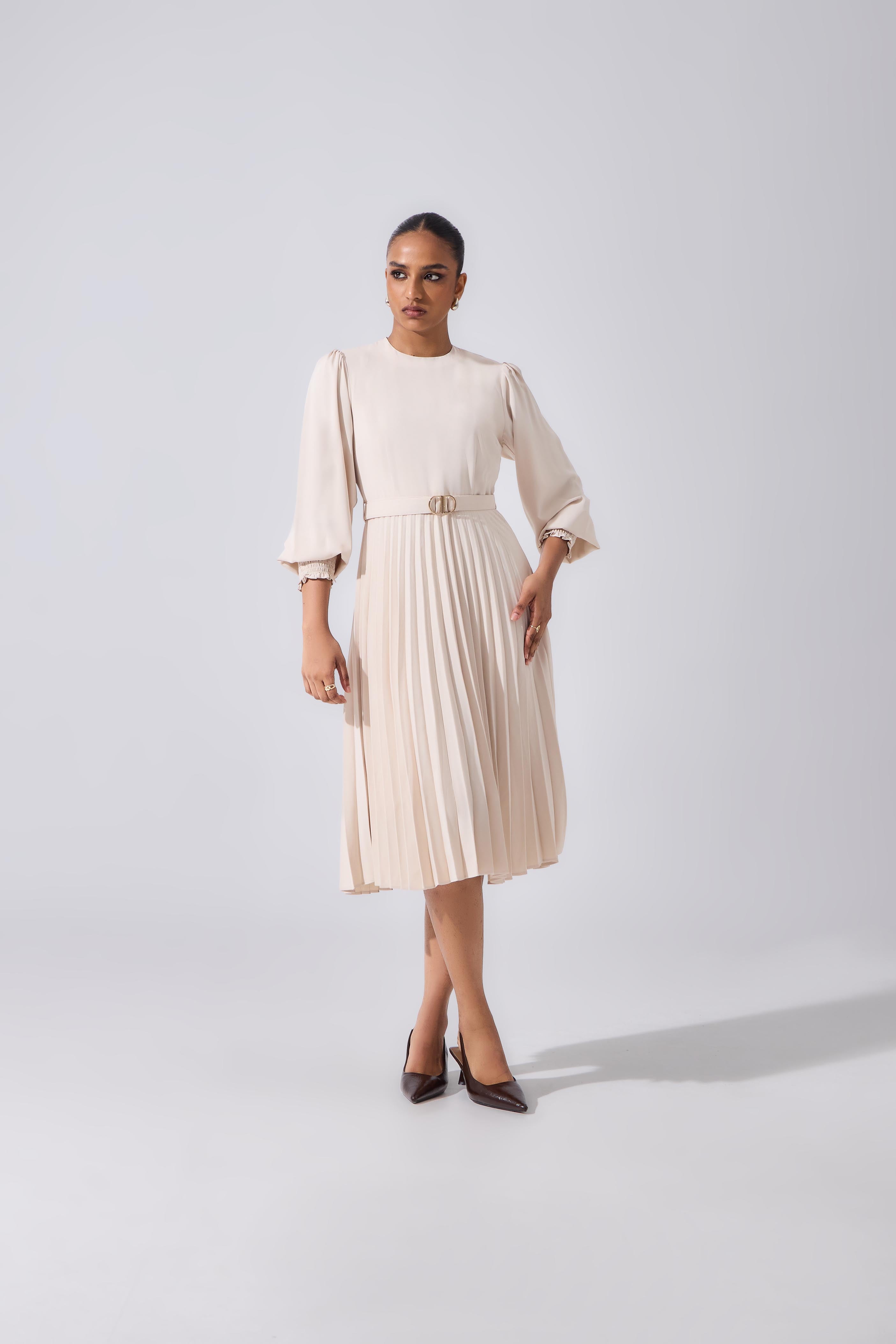 Rowan Pleated Dress