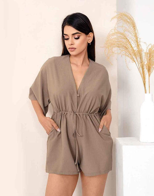 Estella Drawstring Romper