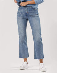 NON RIPPED WIDE LEG JEAN