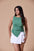 Sage Sculpt Wrap Top