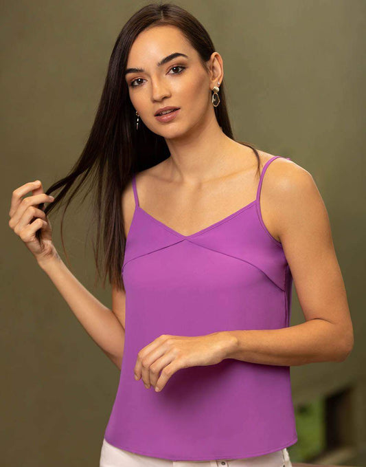 Flap Detail Strappy Top (New Size Guide Style)