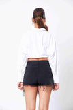 Noah Long Sleeve Crop Top