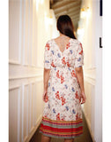 Cilendra Boho Midi Dress