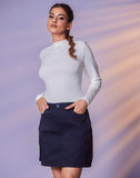 Dazy Side Pocket Cargo Skirt