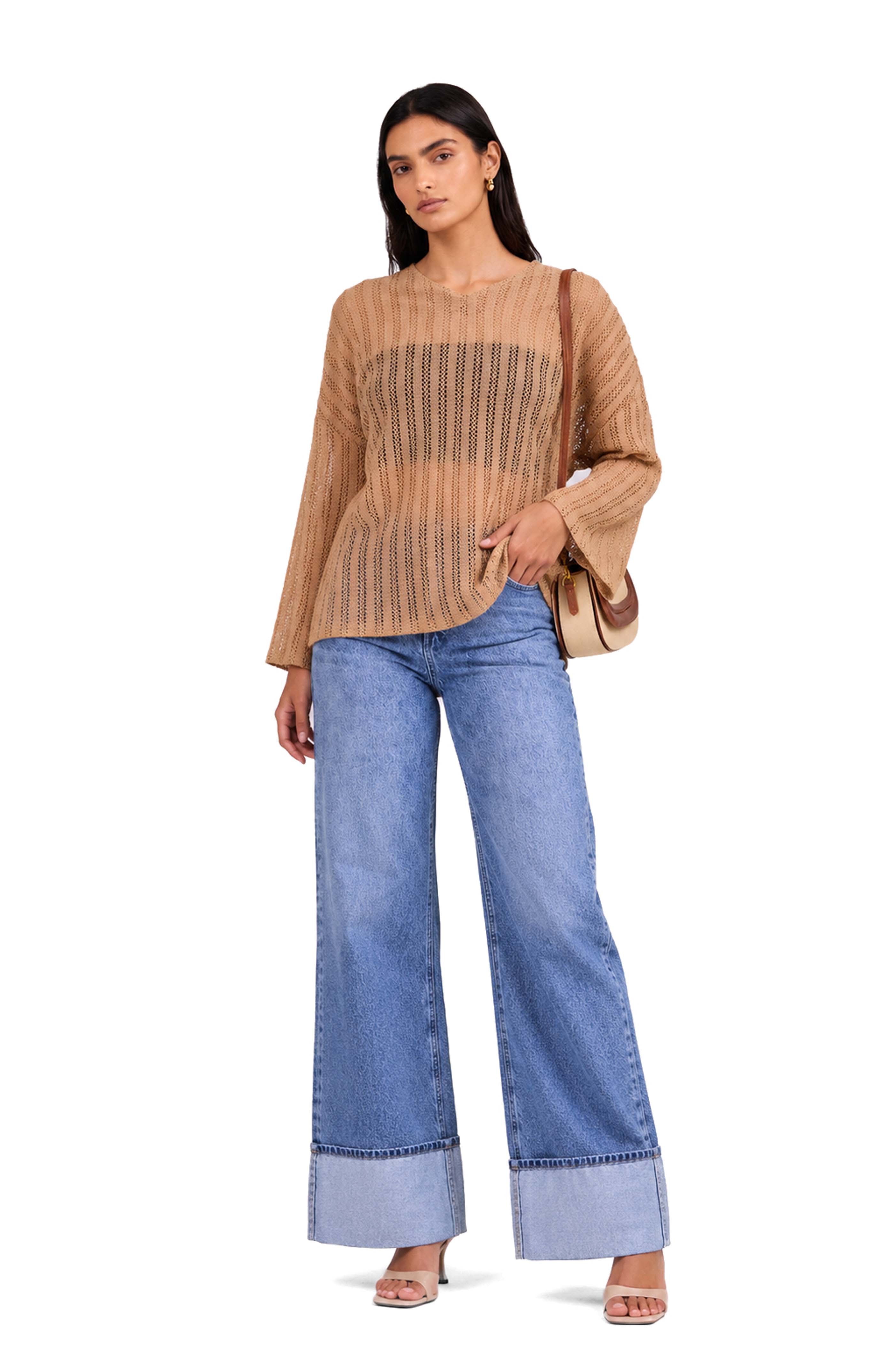 Nora Mesh Top