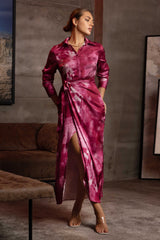 Aurora Silk Evening Dress