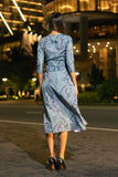 Whimsical wrap blazer dress