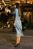 Whimsical wrap blazer dress