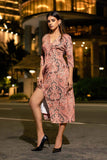 Whimsical wrap blazer dress