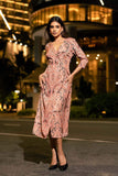 Whimsical wrap blazer dress