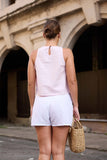 Nola Petal Linen Top