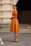 Sunwoven Linen Dress