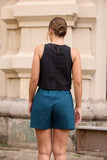 Azalia Loom Linen Top
