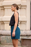 Azalia Loom Linen Top
