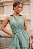 Roselle Linen Dress