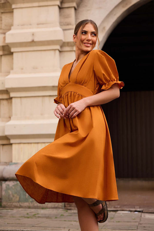 Sunwoven Linen Dress